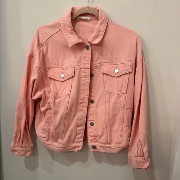 Goodnight Macaroon | Pink Denim Jacket - Picture 4 of 4